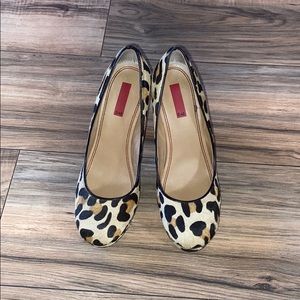 5|48 Leopard print 4in high heel